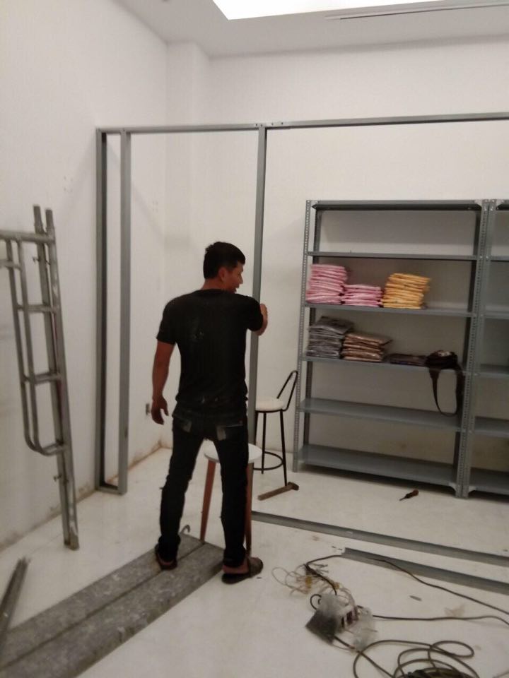 Thi công thạch cao tại Bình Chánh